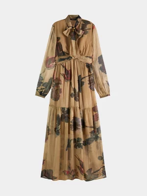 Women's Scotch & Soda Multi Maxi Lurex Dress