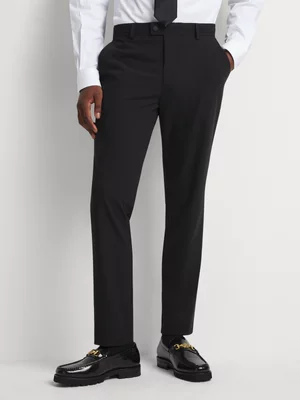 Fabiani Men's Black Tech Twill Chino Trouser