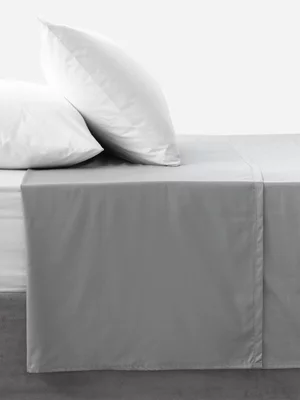 Volpes Supima Cotton 450tc Grey Flat Sheet