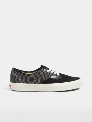 Vans Men's Authentic Warp Check Black Sneaker