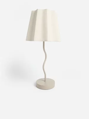Jet Home Wavy Pillar Grey Lamp