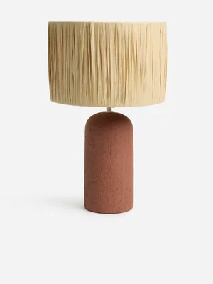 Jet Home Terracotta Rafia Lamp Shade