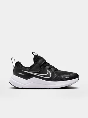 Nike Junior Pre-School Cosmic Runner Black/White Running Shoes 