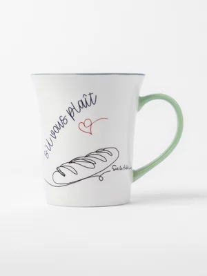 Sur La Table S' U Vous Plait Mug Sage 340ml