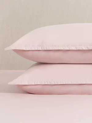 Granny Goose Most Breathable 200 Thread Count Cotton Pillowcase Set Blush