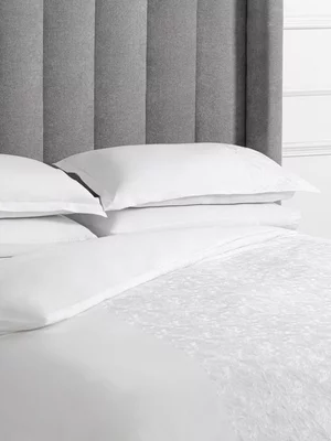 Sheraton Textiles Trousseau Embroidered 200TC Duvet Cover Set White