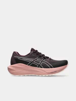 ASICS Womens  Blazeblast Dark Aubergine/Rose Dust Trail Runnning Shoes