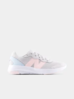 New Balance Junior Grade-School 578 Grey/Pink Running Shoes 