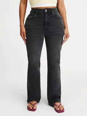 Women's Cotton On Black Curvy Flare Jeans