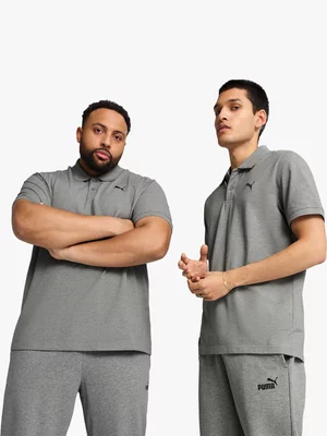 Puma Mens Essential Pique Grey Polo