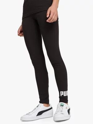 Puma Girls Essentials No.1 Logo Black Leggings