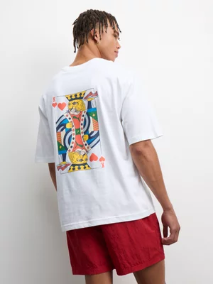 Puma Men's King Card White T-shirt