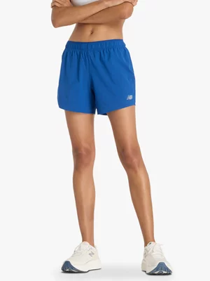New Balance Womens Athletics RC 5 Inch Blue Shorts