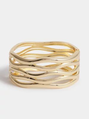 Sculpted Cuff Bangle