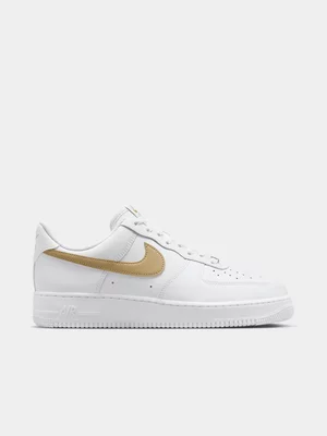 Nike Men's Air Force 1 '07 White/Beige Sneaker