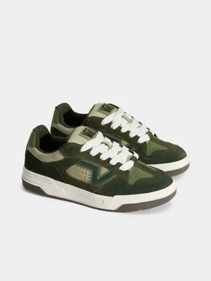 Vans Junior Upland Blaco Green Sneaker