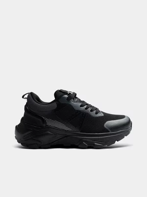 Junior APX Black School Sneakers 