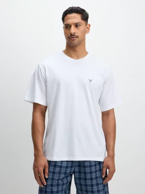 Exact Men's White Sleep Top 