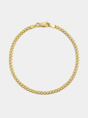 Yellow Gold Vermeil Curb Bracelet