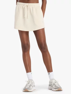 New Balance Women's Athletics Coastal Fleece White Skirt