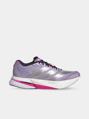 adidas Womens Adizero Boston 13 Purple Running Shoes 