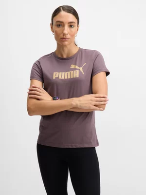 Women's Puma Essential Purple/Gold Tee