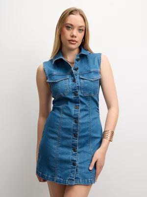 The FIX Women's Tinted Wash Shirt Dress