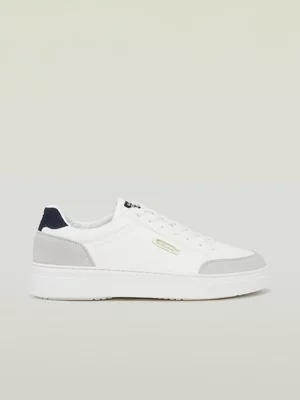 G-Star Men's Straker Leather Navy/White Sneakers