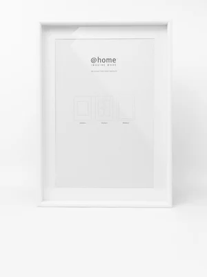 Interchangable Mounting Board Frame White 50 x 70cm