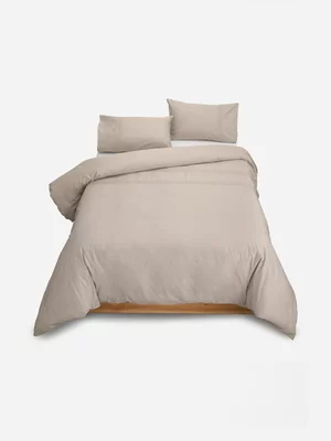 Volpes Astoria Egyptian Cotton 300tc Latte Duvet Cover Set