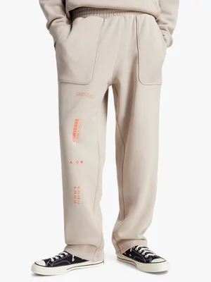 Converse Men's Premium Ecru Loose Sweatpants