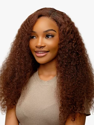 Ladina Hair 22" Water Wave Double Drawn 13x4 Brown Wig
