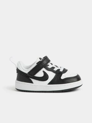 Nike Junior Infant Court Borough Low Recraft Black/White Sneakers 
