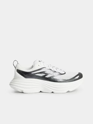 HOKA Men's Bondi 8 Caged MTL Grey/Silver Sneaker