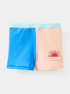 Cotton On Kids Boy Blue Billy Boyleg Swim Trunks