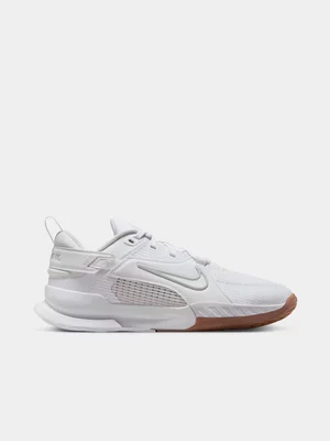 Junior Grade-School Nike Crosscourt White/Gum Sneakers 