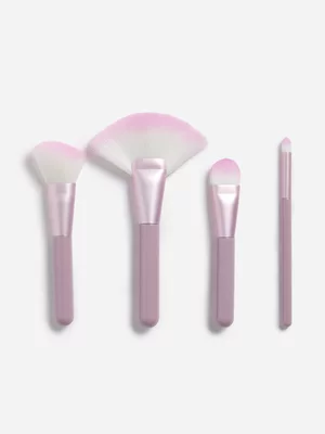Colours Limited Pink 4 Piece Face Brush Set