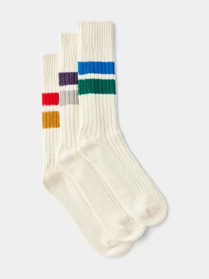 Men's Cotton On Multi 3 Pack Varsity Socks