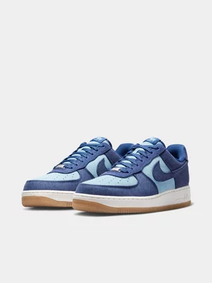 Nike Men's Air Force 1 Denim/Blue  Sneaker