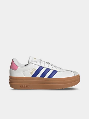 Women's adidas VL Court Bold White/Blue Sneaker