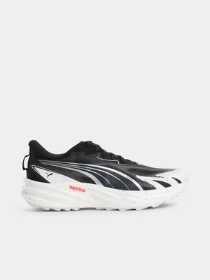 Puma Mens Velocity NITRO Black/Grey Trail Running Shoes 