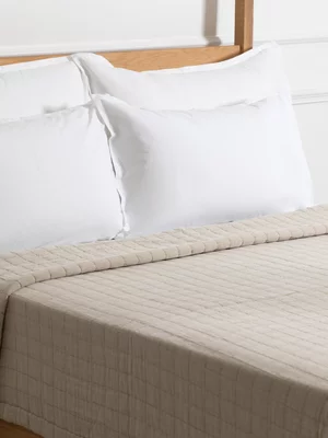 Granny Goose Agra Trim Quilt Natural 200x230