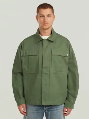 G-Star Men's Battle Dress Short Green Jacket 