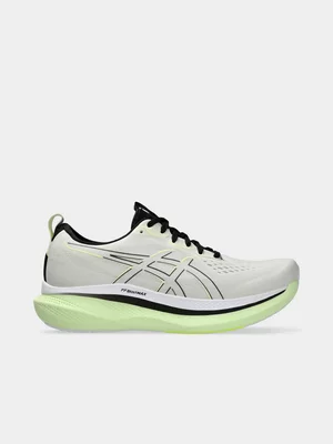 Mens Asics Glideride Max Beige/Black Runnning Shoes 