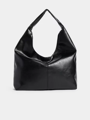 Exact Women's Black Slouchy Shopper Bag
