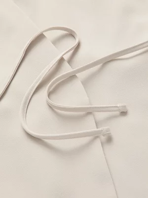 Belted Wrap Detail Waistcoat