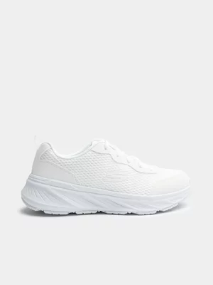 Junior Skechers Edgeride White Sneakers