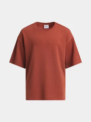 Boys Textured Oversized Tee