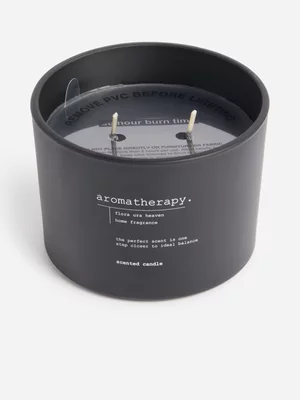 Jet Home Black Scented Candle 350g