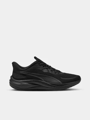 Puma Mens Skyrocket Lite 2 Black/Grey Running Shoes 